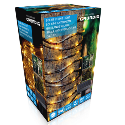 Grundig solcelle lyskæde 100 LED - We Do Better