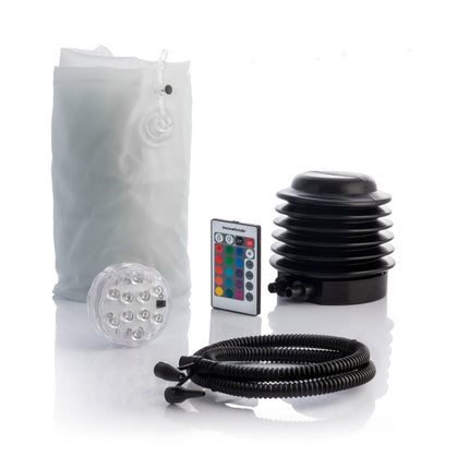 Oppusteligt puf med LED lys - We Do Better