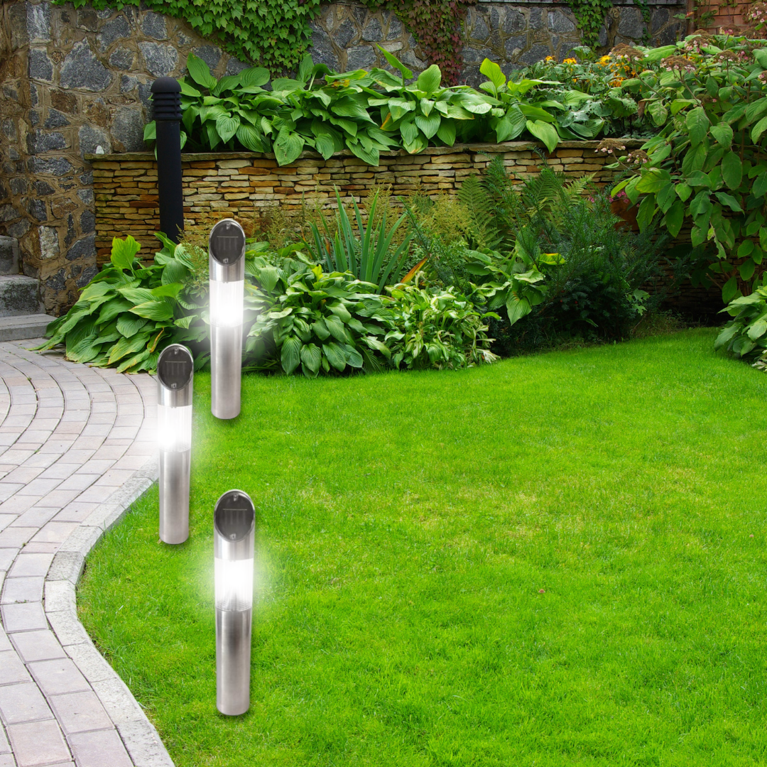 Grundig solcellelampe på spyd - 3 stk. - We Do Better