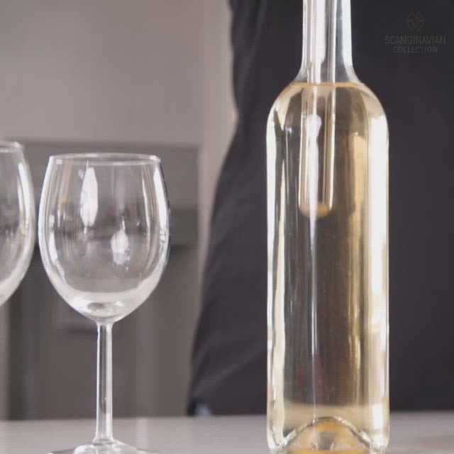 Läs in video: Elegant vinkylare med syresättning: Omedelbar kylning och syresättning 