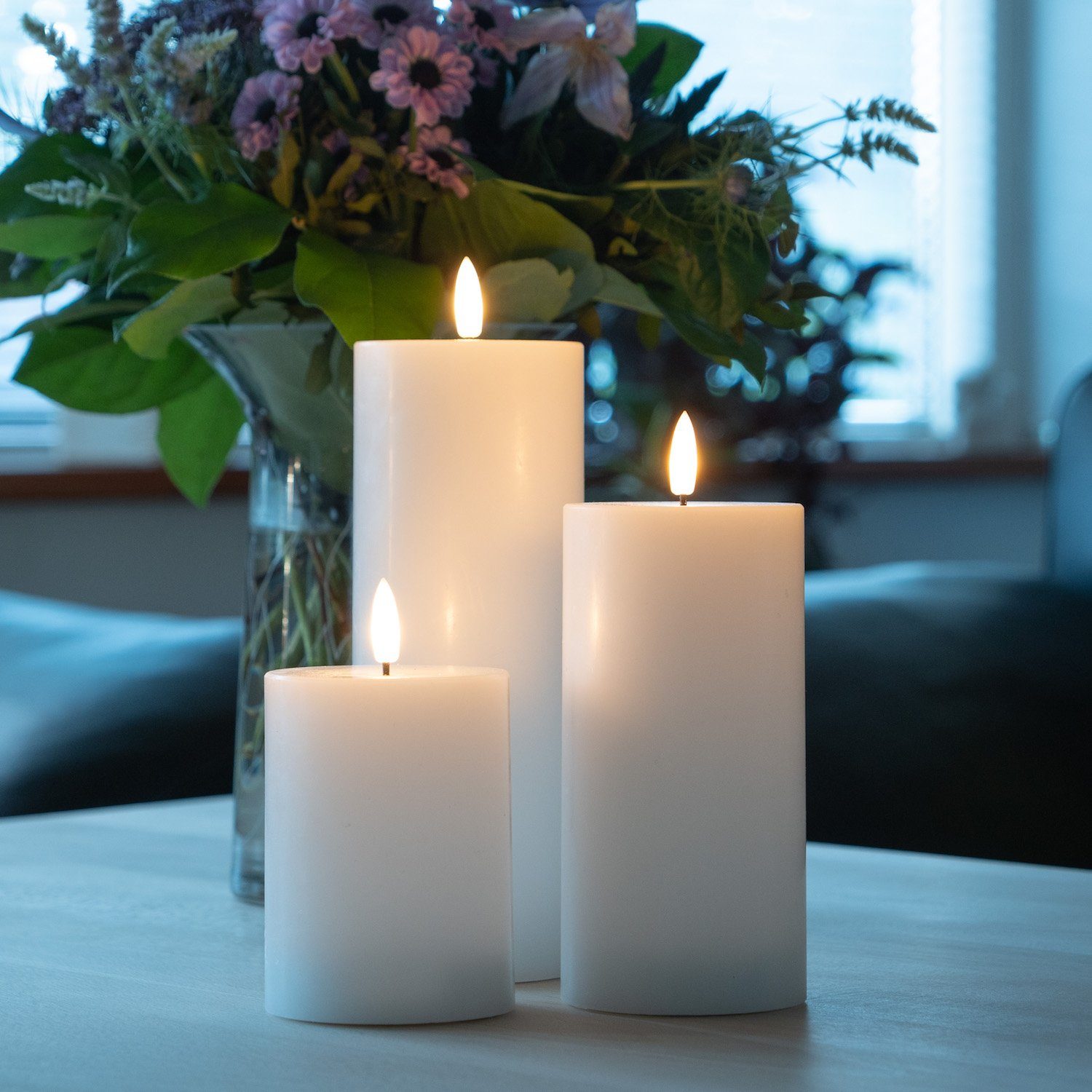 Bloklys LED sæt med 3 stk. - We Do Better