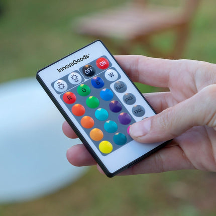 Oppusteligt puf med LED lys - We Do Better