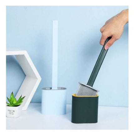 Toiletbørste med fladt silikonehoved - We Do Better