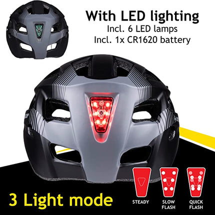 Dunlop Cykelhjelm med LED lys - We Do Better