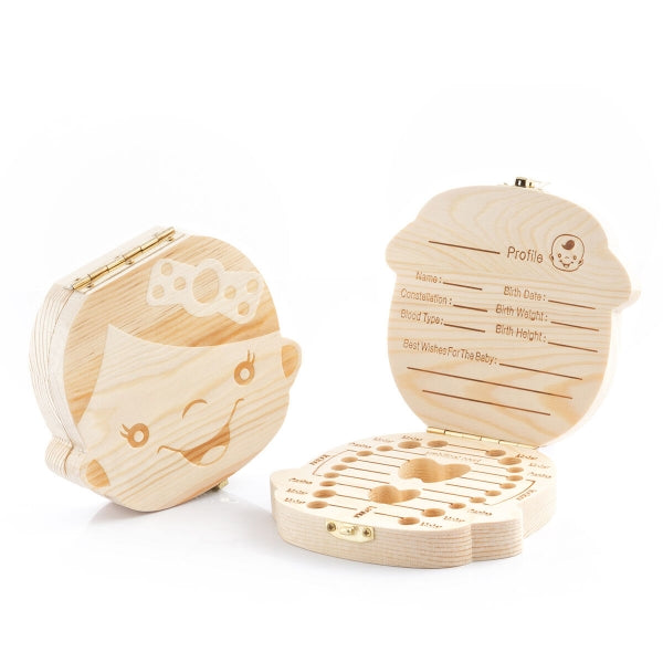 Babytandlåda i trä – Bevara ditt barns värdefulla minnen