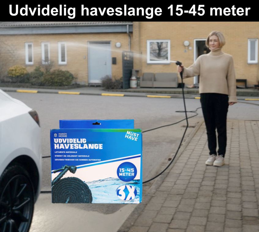 Udvidelig Haveslange 15-45m - We Do Better