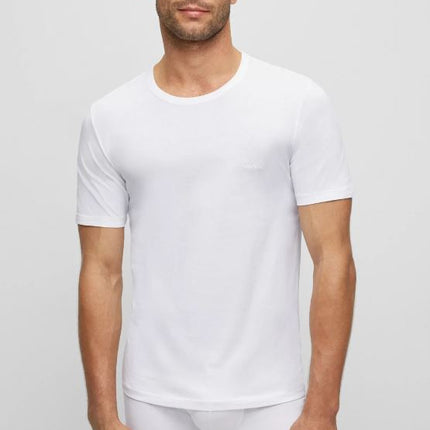 Hugo Boss T-shirts 3 st. paket Vit med rund hals