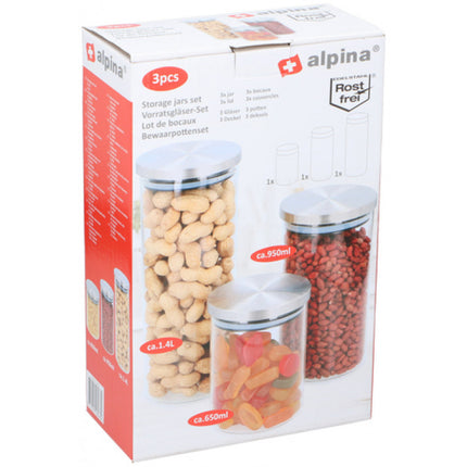 Krukker til opbevaring - 3 stk - We Do Better